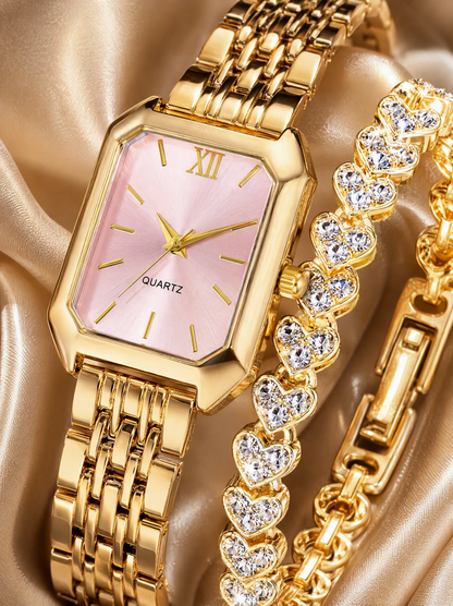 The Emerald Watch & Bracelet Set