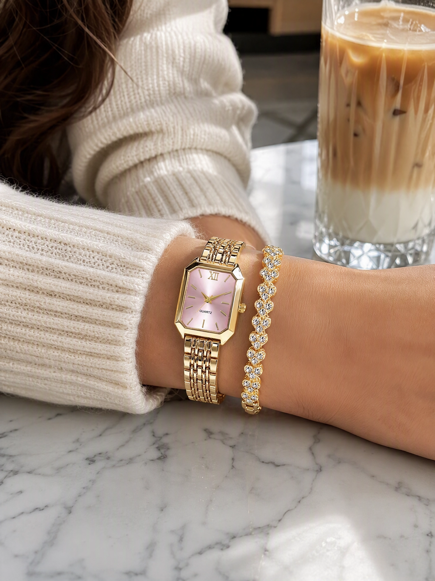 The Emerald Watch & Bracelet Set